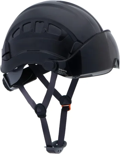 Vista 14 de Casco de seguridad – Casco aprobado por ANSI Z89.1 ajustable – Suspensión de trinquete de 6 puntos y cascos OSHA