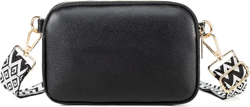 Vista 6 de Bolsos cruzados pequeños para mujer, de cuero vegano, cangureras cruzadas, bolso cruzado pequeño de hombro