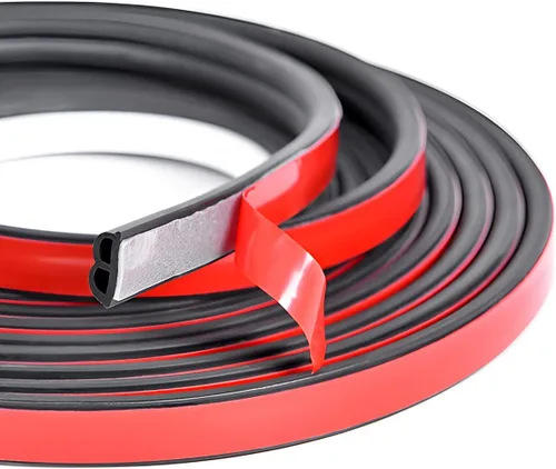 Vista 10 de Tira de sellado para puerta de coche, tira protectora de borde de goma en forma de doble L para puerta de auto, burlete autoadhesivo para Doble