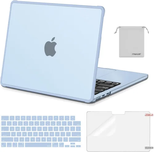 Vista 10 de MOSISO Funda para MacBook Air de 13 pulgadas M5 M4 M3 M2 2026-2022 A3449 A3240 A3113 A2681, precisión a juego con color portátil, kit 4 en 1