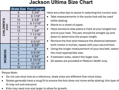 Vista 2 de Jackson Ultima Classic 200/500 Patines de hielo para mujeres y niñas – Patines de patinaje artístico cómodos para patinaje sobre hielo y patinaje