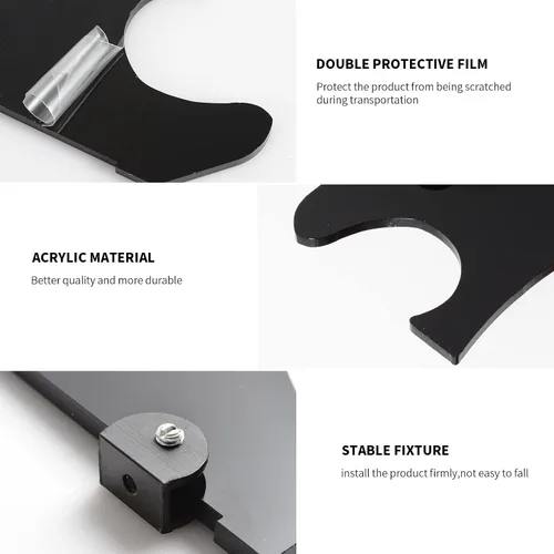 Vista 4 de Soporte para sables de luz - Soporte para sable de luz de plexiglás negro