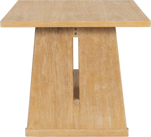 Vista 186 de Juego de mesa de comedor vintage de 6 piezas, juego de mesa de comedor de cocina de madera maciza con 4 sillas ergonómicas acolchadas y banco, mesa