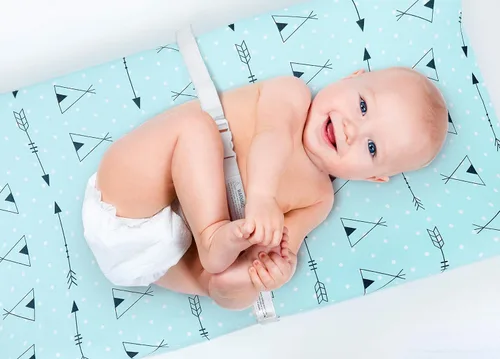 Vista 3 de BROLEX - Fundas elásticas para cambiador, funda para cambiador para bebés, niños y niñas, paquete de 2 unidades, punto de jersey, flecha y búho