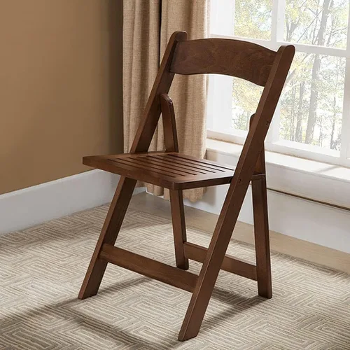 Vista 5 de Folding Chairs Silla de comedor plegable para muebles, silla de entrenamiento de oficina de madera maciza, silla de escritorio, silla de estudio