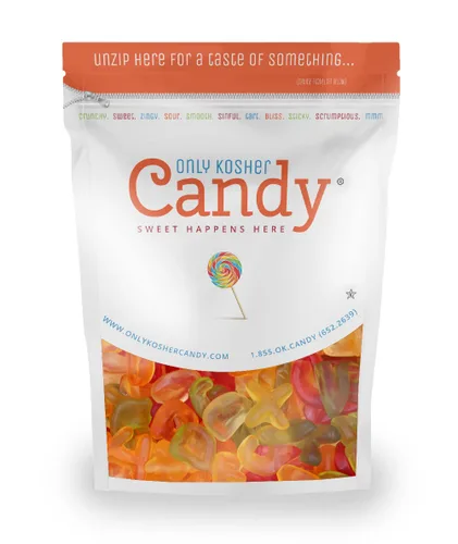Vista 9 de Only Kosher Candy - Dulces de Gomita a Granel Sabor Cerezas Gemelas, Certificado Kosher, Paquete de 2 Libras