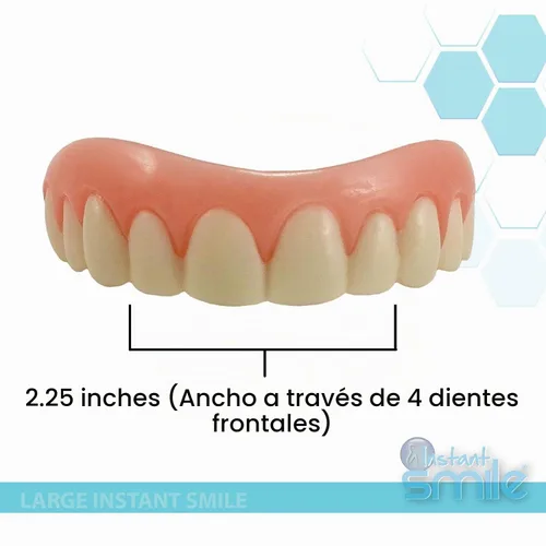 Vista 5 de Instant Smile - Chapa hecha a mano de gran tamaño - Original - ¡Arregla tu sonrisa en solo minutos!