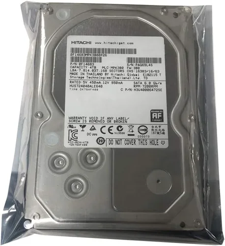 Vista 2 de HGST Ultrastar HUS724040ALE640 (0F14683) 4TB 7.2K SATA 3.5" Disco duro