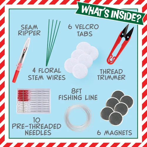 Vista 2 de SCS Direct Elf Upgrade Kit completo de bricolaje - Pose, cuelga, dobla tu elfo de Navidad - Todo lo que necesitas para hacer que tu muñeca