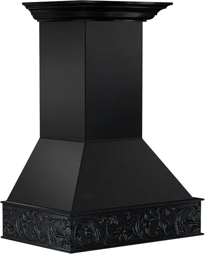 Vista 9 de Z Line 355WH-36 - Campana extractora de madera para montaje en pared, 1200 CFM, 36 pulgadas, nogal/Hamilton