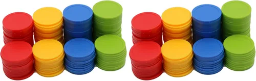Vista 16 de Caja de 1.37 pulgadas de 120 monedas de conteo para fichas de póquer y monedas de juego (negro, 1.37 pulgadas)