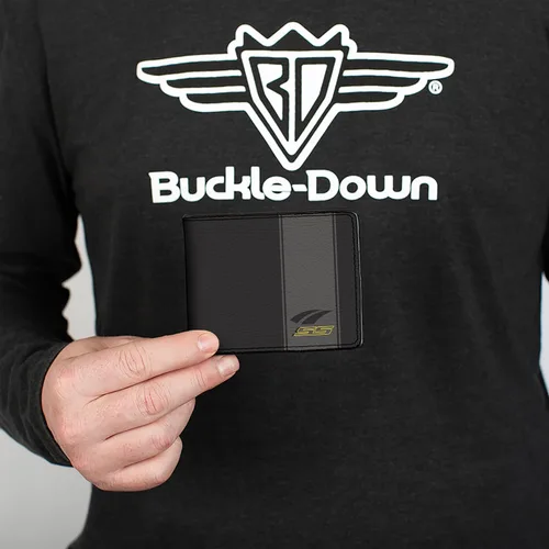 Vista 3 de Buckle-Down Billetera de PU Bifold CMP 06 Camaro SS Negro/Gris, Multicolor, 4.0" x 3.5", Varios colores, Buckle-down Cartera Pu Bifold - Cmp 06