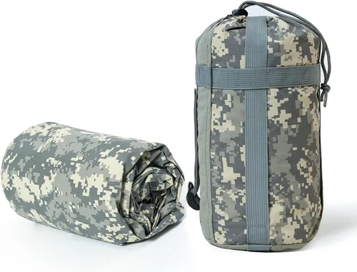 Vista 8 de Akmax.cn Funda de vivac para saco de dormir para sistema de dormir modular del ejército militar, capa exterior impermeable para saco de dormir