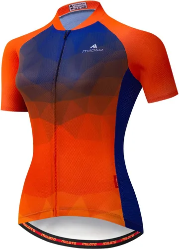 Vista 11 de Camisetas de ciclismo para mujer, camisetas de bicicleta, ropa de ciclismo para mujer 00005A