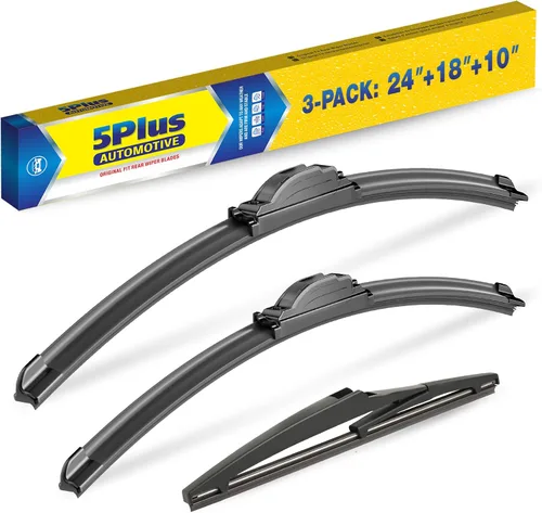 Vista 9 de 5 PLUS Escobillas Limpiaparabrisas de Repuesto de 13"+13" para Jeep Wrangler TJ 1997 1998 1999 2000 2001 2002 2003 2004 2005 2006 Calidad Original