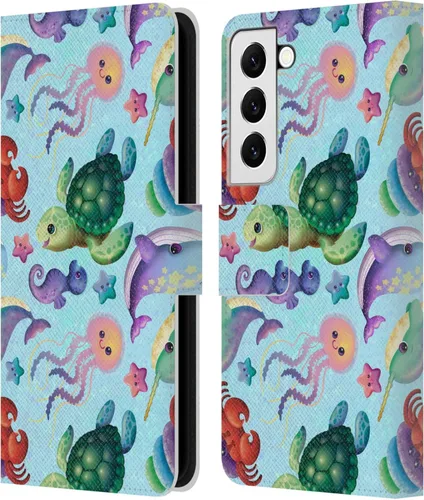 Vista 42 de Head Case Designs Officially Licensed Carla Morrow Colorful Space Dice Patterns Leather Wallet Case Compatible with Samsung Galaxy A07 4G