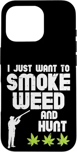 Vista 20 de iPhone 16 Smoke Weed Hunt Funny Hunting Cannabis 420 Hunter Hombres Mujeres Caso