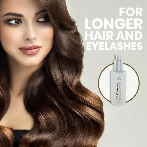 Vista 2 de HerStyler Juego de suero para el cabello con aceite de ricino y aceite de marula