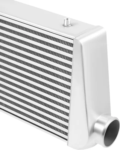 Vista 9 de Intercooler universal, kit de intercooler de ajuste universal, intercooler de aluminio de 1000 HP de entrada y salida de 3 pulgadas, núcleo de 4