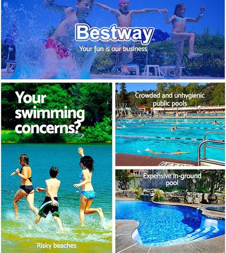 Vista 3 de Bestway 51117 Piscina, multicolor, 62 x 18 pulgadas