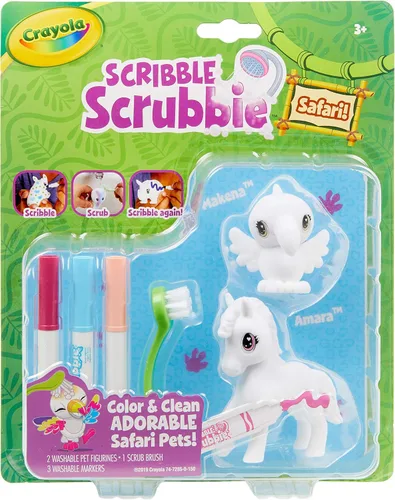 Vista 15 de Crayola Scribble Scrubbie Cloud Playset, juguete para niños, para regalo, edades: 3, 4, 5, 6