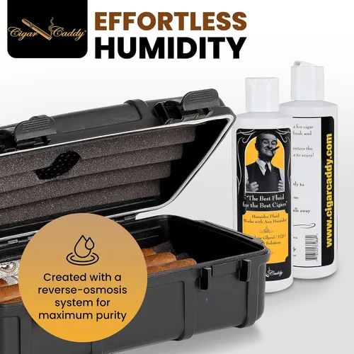 Vista 6 de Cigar Caddy Humidificación, solución activadora de 16 onzas (paquete de 2)