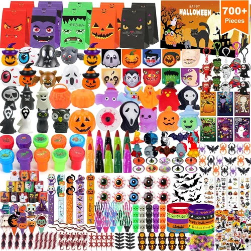 Vista 9 de 358 piezas de suministros de decoración para fiestas de Navidad, bolsa de dulces, rellenos de calcetines de piñata a granel, juguete de caja