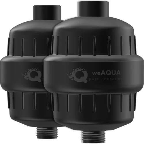 Vista 11 de WeAQUA Filtros de Ducha de Servicio Pesado Familiar Paquete de 2 – 99% de Eliminación para Agua Dura, Cloro, Fluoruro, Metales Pesados, Micro-vida