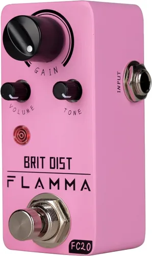Vista 17 de Pedal looper FLAMMA FC01 y máquina de ritmos 2 en 1, pedales de guitarra con looper de tambor, tiempo de bucle de 20 minutos con 16 ritmos
