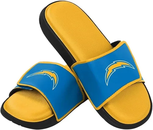 Vista 17 de FOCO mens NFL Team Logo Sport Shower Foam Slide Flip Flop Sandals