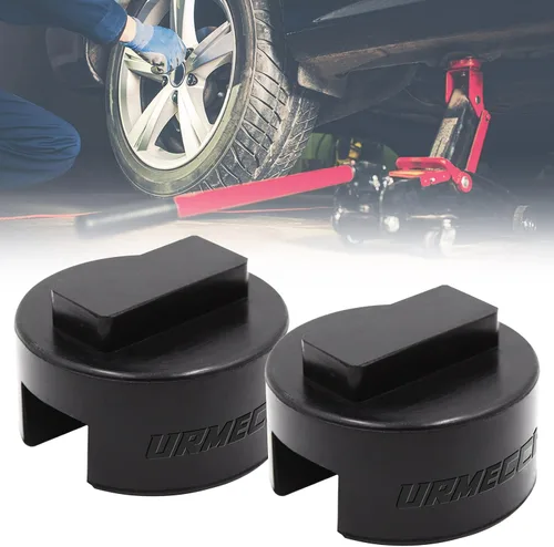 Vista 9 de Adaptador Universal para Gato BMW y Mini - Protector de Riel del Bastidor con Almohadilla de Gato Cuadrada de Goma Ranurada de Poliuretano