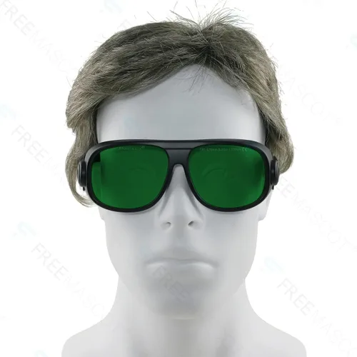 Vista 5 de FreeMascot OD 8+ 190nm-420nm/600nm-1100nm longitud de onda Violeta/Rojo/Infrarrojos Laser Gafas de seguridad