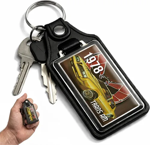 Vista 29 de Brotherhood Car Key Chain for Trans Am Firebird - Classic Models Keychain for Men and Women Gift Key Ring