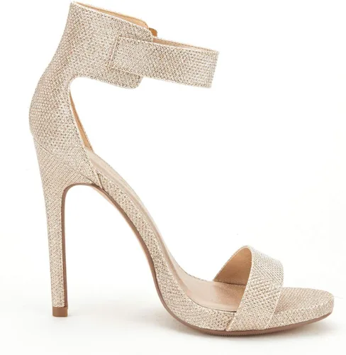 Vista 3 de DREAM PAIRS Sandalias de tacón con correa de tobillo para mujer