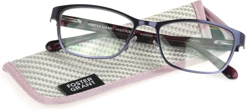 Vista 5 de Foster Grant womens Tierney Multifocus Reading Glasses Cat-Eye Reading Glasses