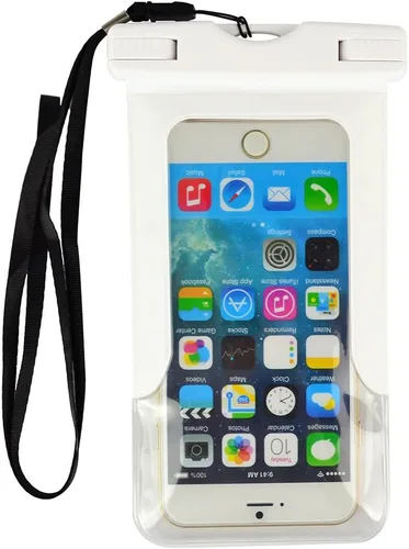 Vista 6 de Funda para brazalete de bolsa seca subacuática para teléfonos TCL 10L, Blu, Xiaomi, Huawei de 6.5 pulgadas