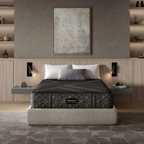 Vista 13 de Beautyrest Black Series One Firm - Colchón híbrido individual XL de 12.5 pulgadas, tecnología de enfriamiento, comodidad de contorno, soporte