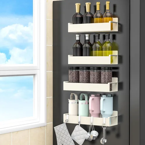 Vista 19 de HuggieGems Soporte Magnético para Botella de Agua para Refrigerador, Organizador de Portavasos para Stanley y Tumbler para Cocina, Paquete de 6