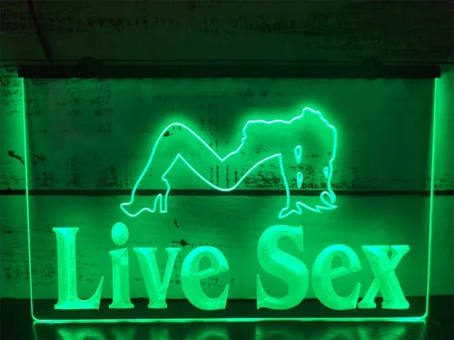Vista 6 de Señales de neón de sexo en vivo con luces LED de neón sexy bailarina para bar, decoración de pared, decoración de pared, decoración de pared, Azul
