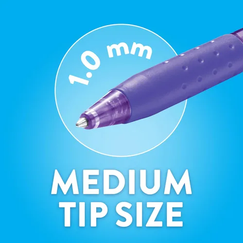 Vista 6 de Paper Mate InkJoy 300RT - Bolígrafos retráctiles, punta media (0.039 pulgadas), color negro, ideal para suministros de oficina, diario y accesorios