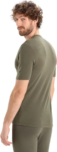 Vista 2 de Icebreaker Merino Men's Standard 175 Everyday Short Sleeve Thermal Cold Weather Base Layer Crew T-Shirt