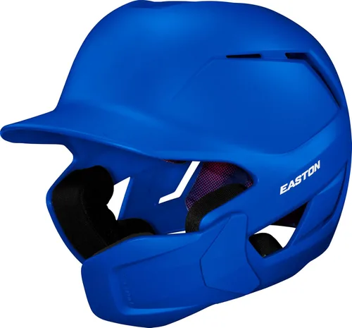 Vista 6 de Easton Casco de bateo de béisbol Z50 Protector de mandíbula multiajuste Color mate Negro