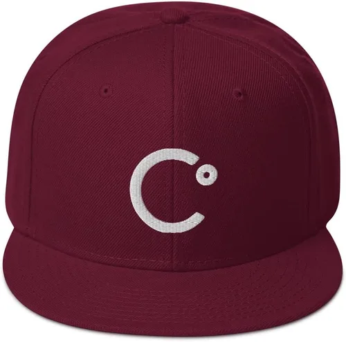 Vista 8 de Celsius Cryptocurrency Logo Hat (Gorra Snapback de mezcla de lana bordada)