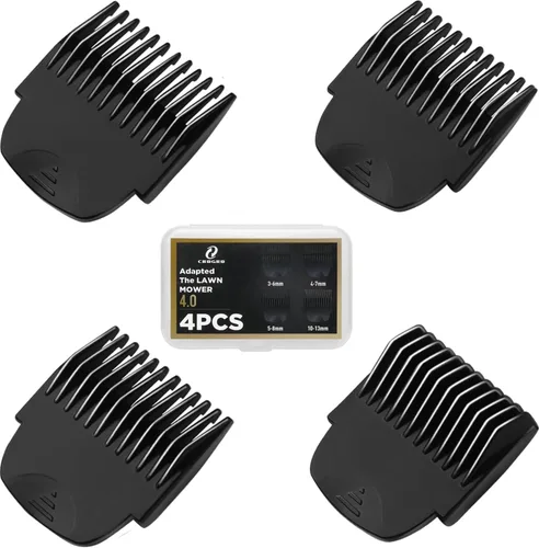 Vista 8 de CR8GR8 Peine Guía Profesional de Corte Compatible con Manscaped 3.0, Paquete de 4, 8 Longitudes de Corte de 1/8"-1/2" Pulgadas Compatible