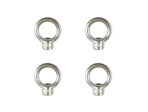 Vista 4 de Tuerca de ojo de elevación de acero inoxidable 316 1/2 pulgada UNC grado marino (1/2 pulgada - 2 PK)