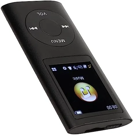 Vista 9 de Reproductor de MP3, con capacidad de memoria de 64 GB, reproductor de música portátil de 8 horas de duración de la batería, compatible con MP3, WMA