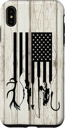 Vista 11 de iPhone 16 Blanco Rústico Pesca Y Caza Pistola Ballesta USA America Case