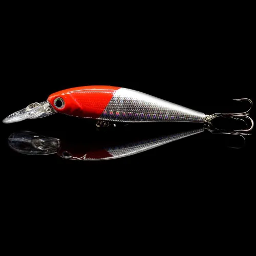 Vista 5 de Paquete de 10 señuelos de pesca, cebos duros, crankbait y Swimbait Kit de señuelos para agua dulce y salada, lubina, trucha, lucioperca, pez rojo