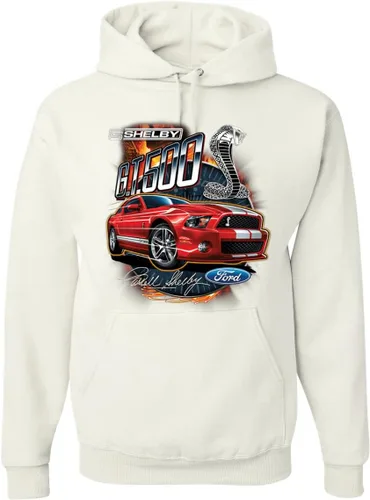 Vista 52 de Wild Bobby Shelby GT500 Cobra - Sudadera con capucha con diseño oficial de Ford Motors Cars and Trucks