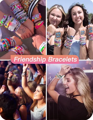 Vista 5 de Febflo TS Inspired - Juego de pulseras Taylo Tour Eras Concert, 16 pulseras de la amistad